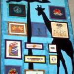 The standing giraffe quilt